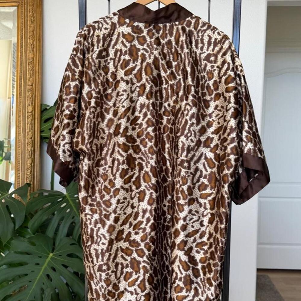 Vintage Leopard/Cheetah Duster Robe - Picture 5 of 8